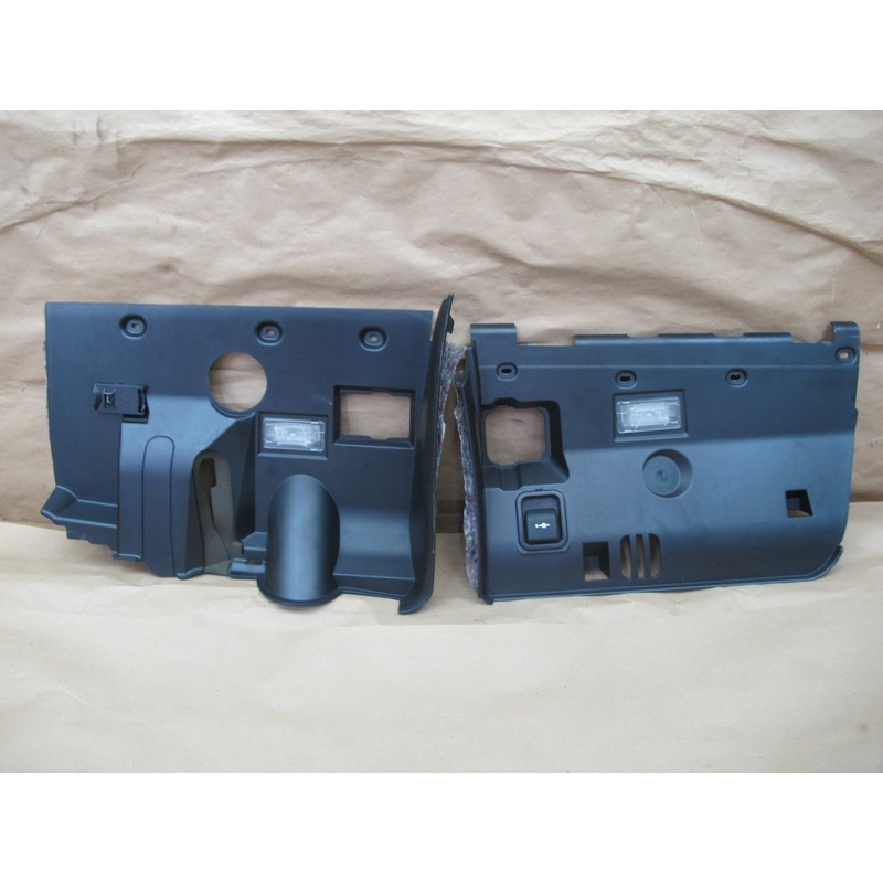 06-10 BMW E63 E64 Set of 2 Under Dash Front Kick Trim Cover Panel OEM