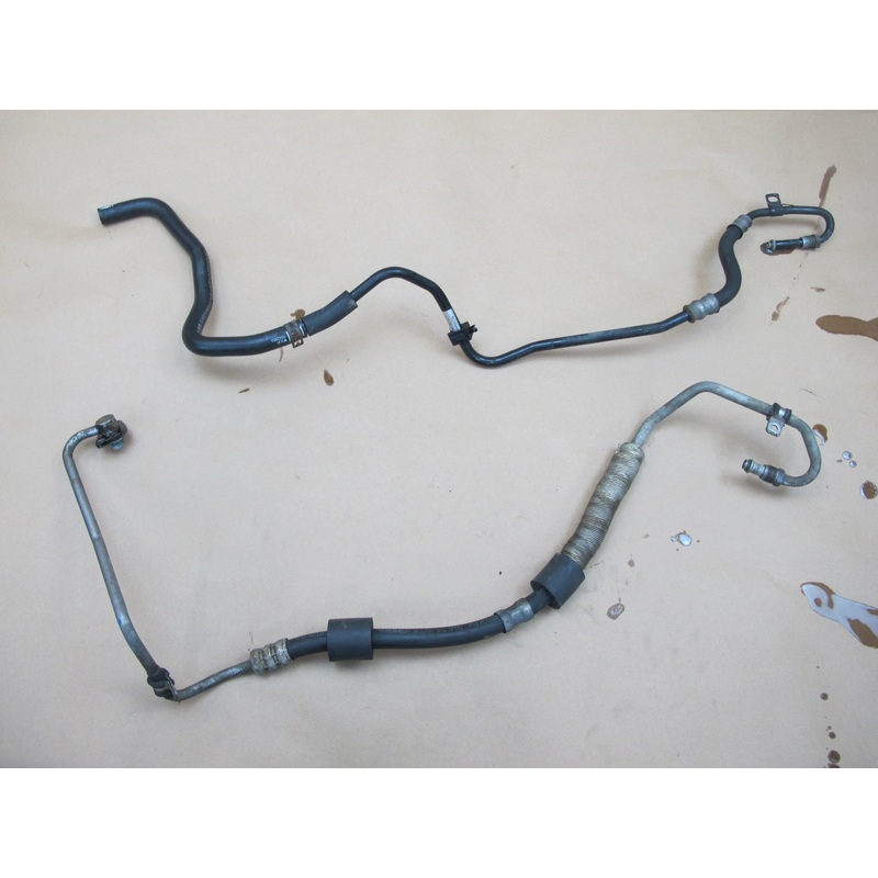 2011-2018 Porsche Cayenne 958 4.8L Power Steering Hose Pipe Line Set of 2