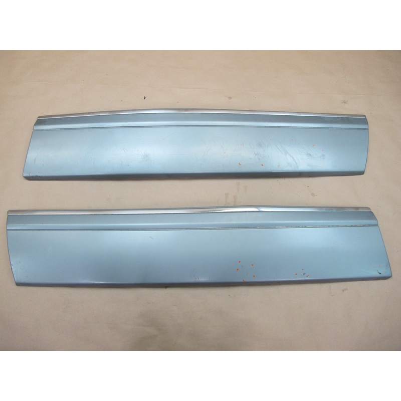86-91 Mercedes W126 Set of 2 Front Left & Right Door Trim Cover Molding OEM