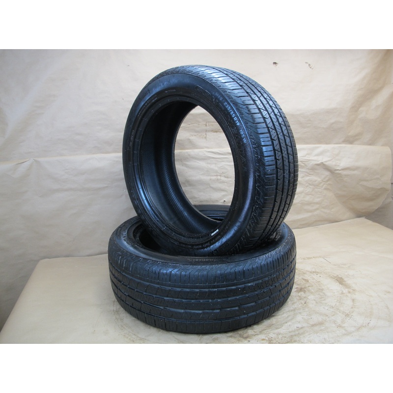 Set of 2 Continental Crosscontact Lxsport Tire 235/55 R19 105W 3521 8/32 Tread