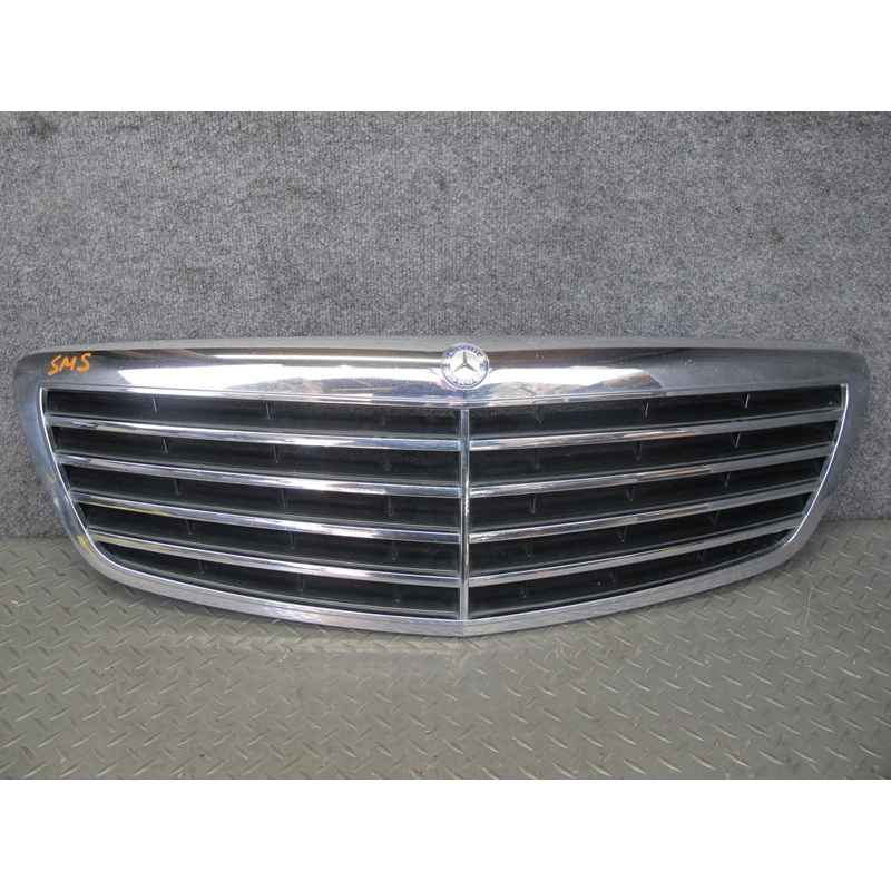 07-09 Mercedes W221 S-class Front Bumper Radiator Grille Chrome OEM