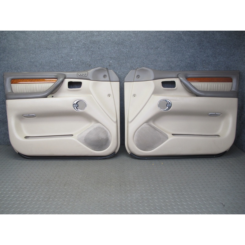 2003-2007 Lexus LX470 Front Left & Right Side Interior Door Trim Cover Panel Set