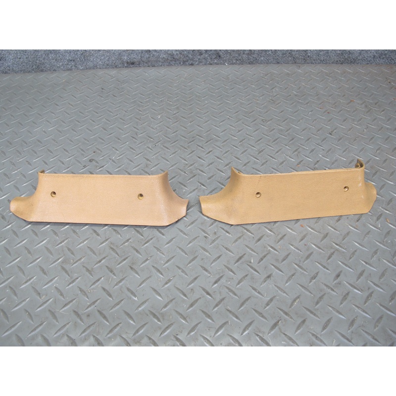 75-85 Mercedes W123 Set of 2 Interior B Pillar Lower Trim Cover Panel OEM