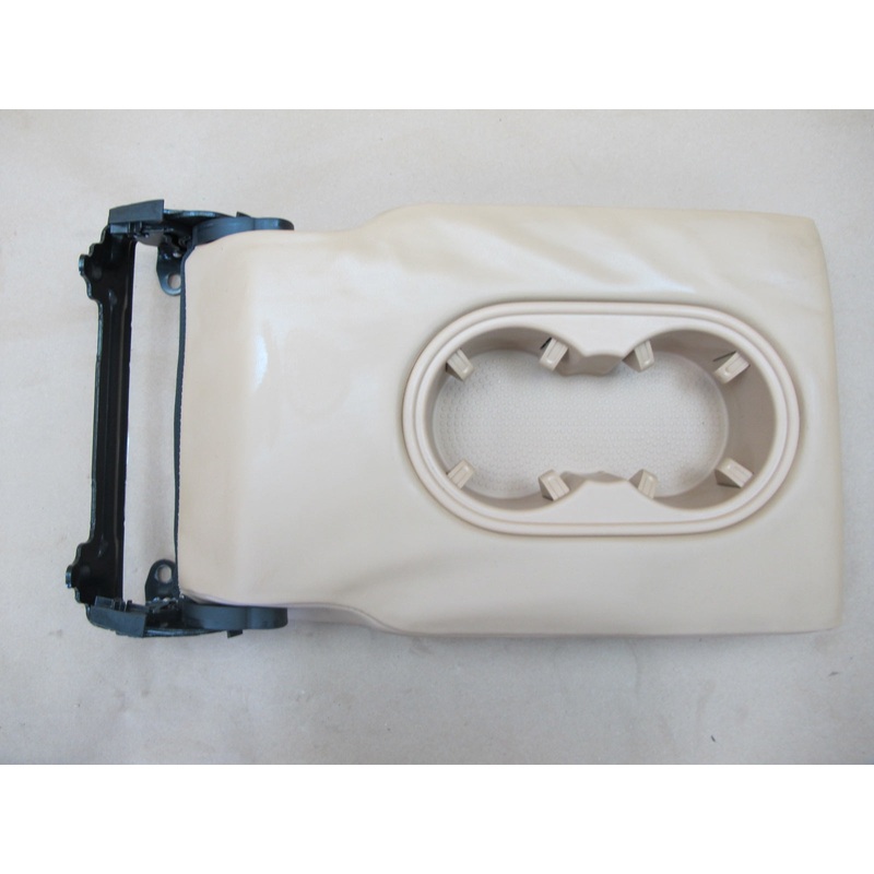 2011-2018 Porsche Cayenne 958 Rear Center Seat Armrest CUP Holder Leather Beige