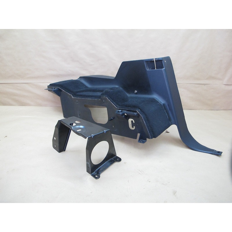 89-91 Mazda RX7 Convertible Rear Left Quarter Lower Trim Panel w Bracket OEM