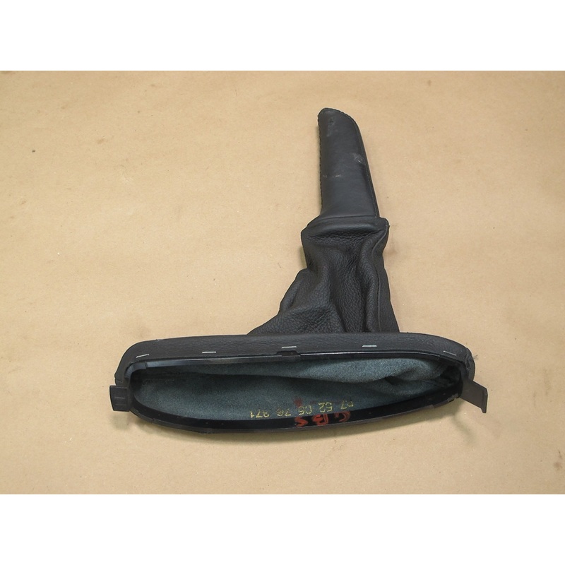 06-10 BMW E63 E64 6-SERIES Parking Brake Handle Leather Boot Cover Black OEM
