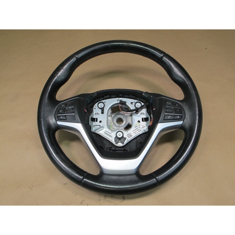 14-18 BMW F16 X6 F15 X5 Leather Multifunctional Sport Steering Black OEM