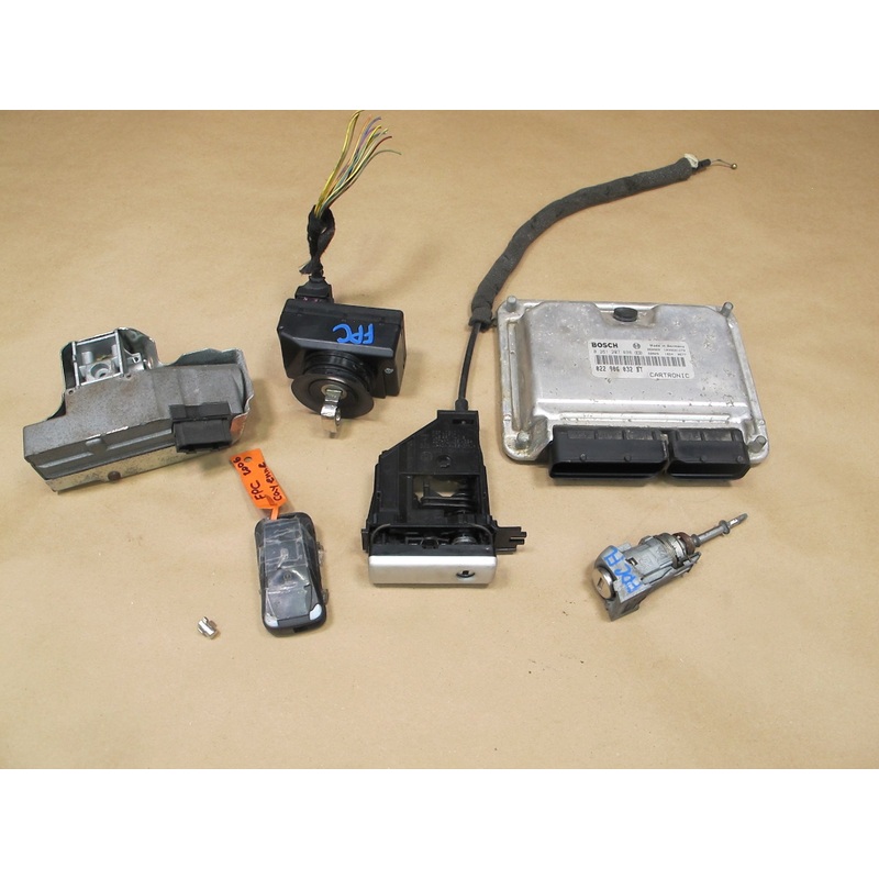 2003-2006 Porsche Cayenne 955 4.5L M48.50 Turbo Engine ECU Ignition Lock KEY Set