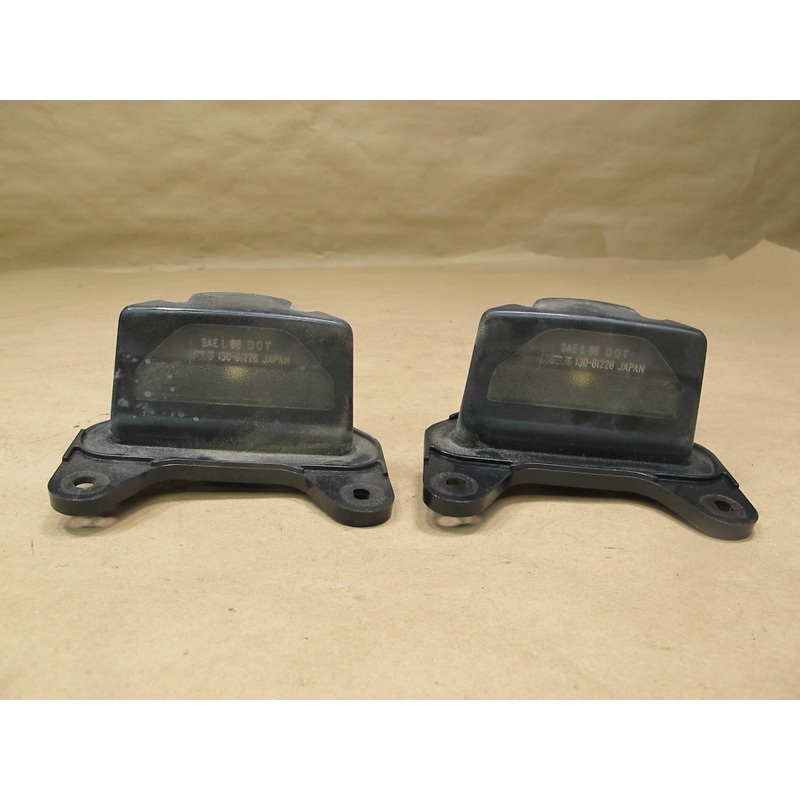 88-91 Mazda RX7 Convertible Set of 2 Rear Left & Right License Light Lamp OEM