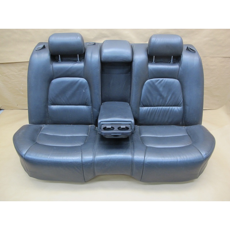 98-00 Lexus UCF20L LS400 Rear Upper & Lower Seat Cushion Leather Black OEM