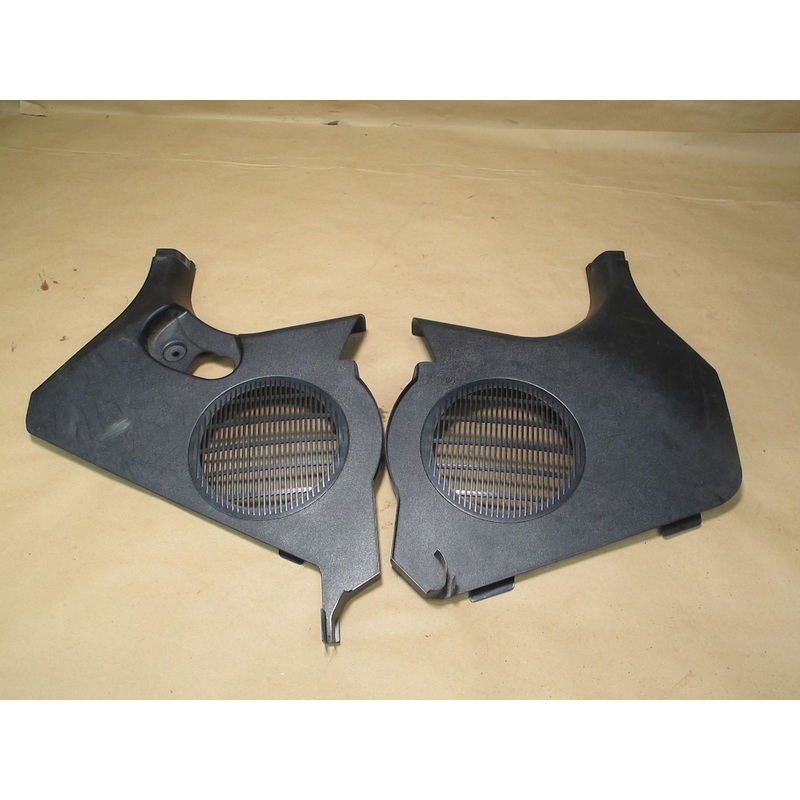 03-08 BMW E86 E85 Z4 Set of 2 Front Left Right Kick Trim Cover Panel Black OEM