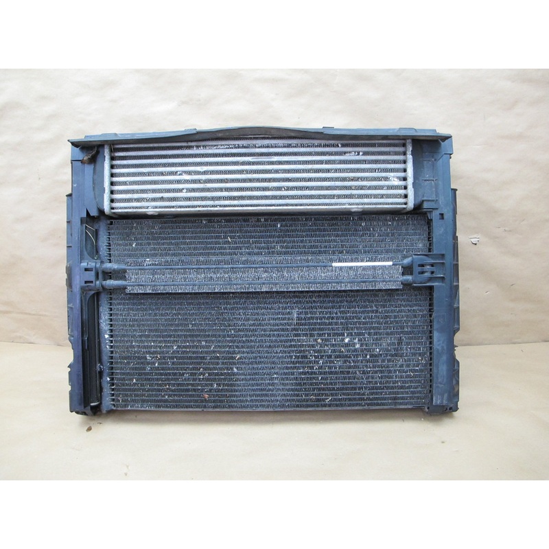 07-13 BMW E90 E92 E93 335i 335xi A/T Radiator A/C Condenser Oil Cooler Fan OEM