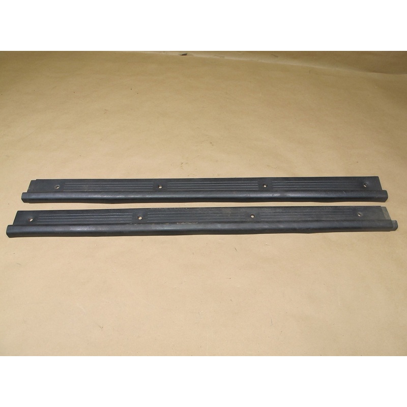 84-89 Nissan Z31 300ZX 2+0 Right Left Door Scuff Sill Plate Trim Panel Set OEM