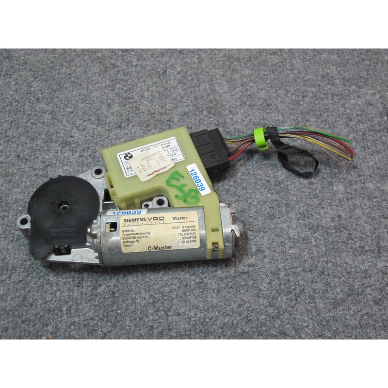 03-08 BMW E65 E66 7-SERIES Sunroof Motor Drive Unit 6916049 OEM