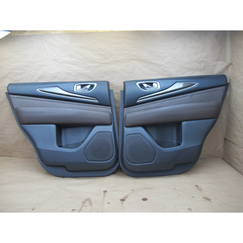 2014-2015 Infiniti JX35 QX60 Rear Left & Right Door Trim Cover Panel Set of 2