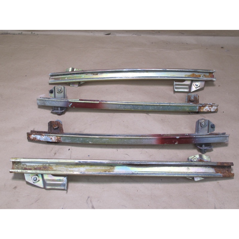 79-83 Datsun Nissan 280ZX S130 2+0 Set of 4 Left Right Window Track Guide OEM