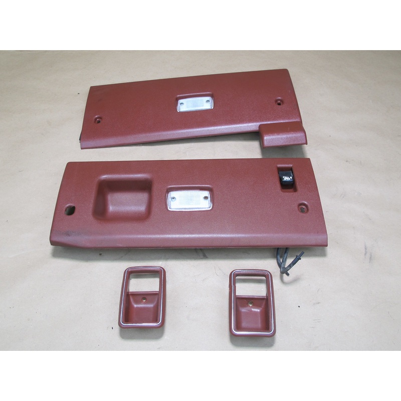 81-83 Datsun Nissan 280ZX Dash Left Right Knee Trim Cover Door Handle Trim Set