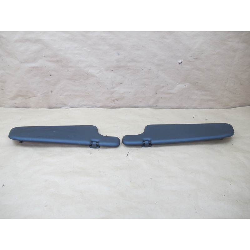 83-89 BMW E24 6-SERIES Set of 2 Front Left & Right Sun Visor w Mirror OEM