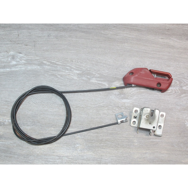 82-83 Datsun Nissan 280ZX S130 2+0 Trunk Release Handle w Latch & Cable OEM