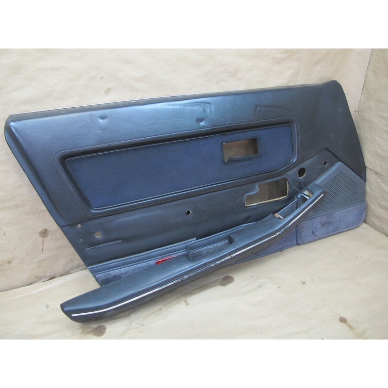 85-89 Nissan Z31 300ZX 2+0 Set of 2 Door Interior Trim Cover Panel Black OEM