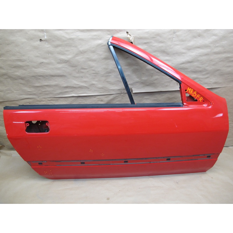 89-91 Mazda RX7 Convertible Right Passenger Door Shell Panel RED OEM