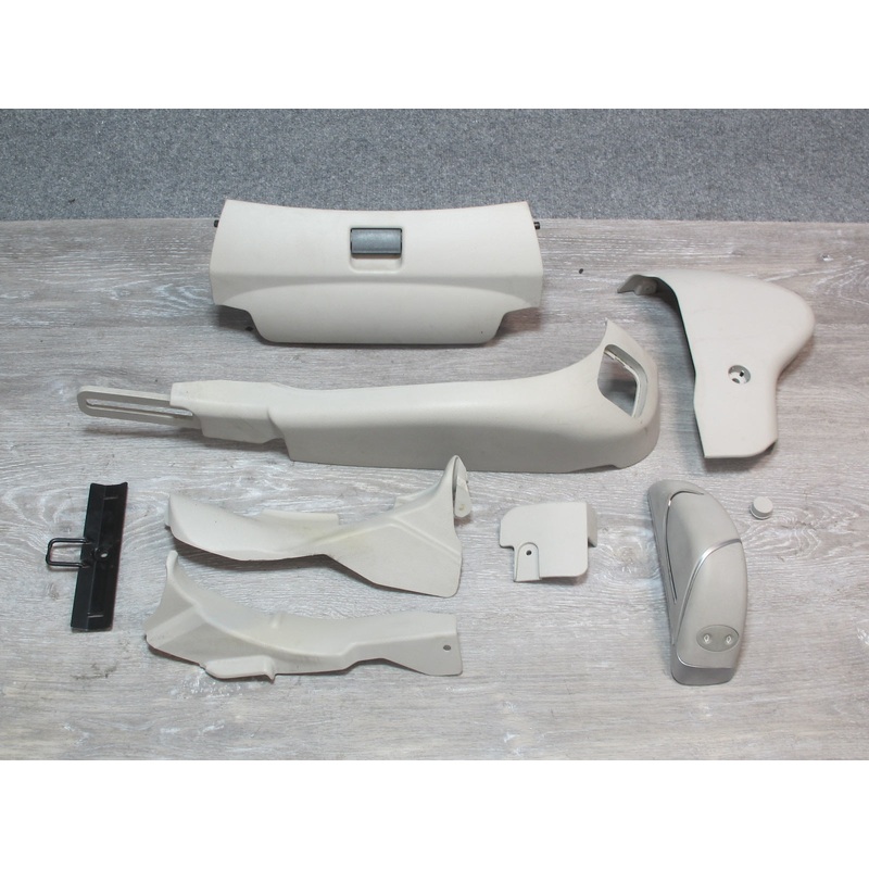 03-06 Mercedes R230 Front Right Seat Backrest Recline Switch w Trim Cover Set