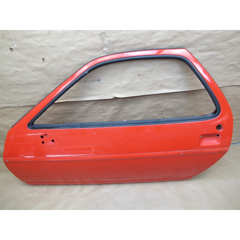 1984-1991 Porsche 928 S4 Left Driver Side Door Shell Panel RED