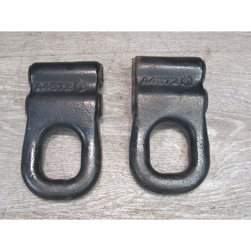 2003-2009 Hummer H2 Front Bumper Left & Right Side TOW Hook Set