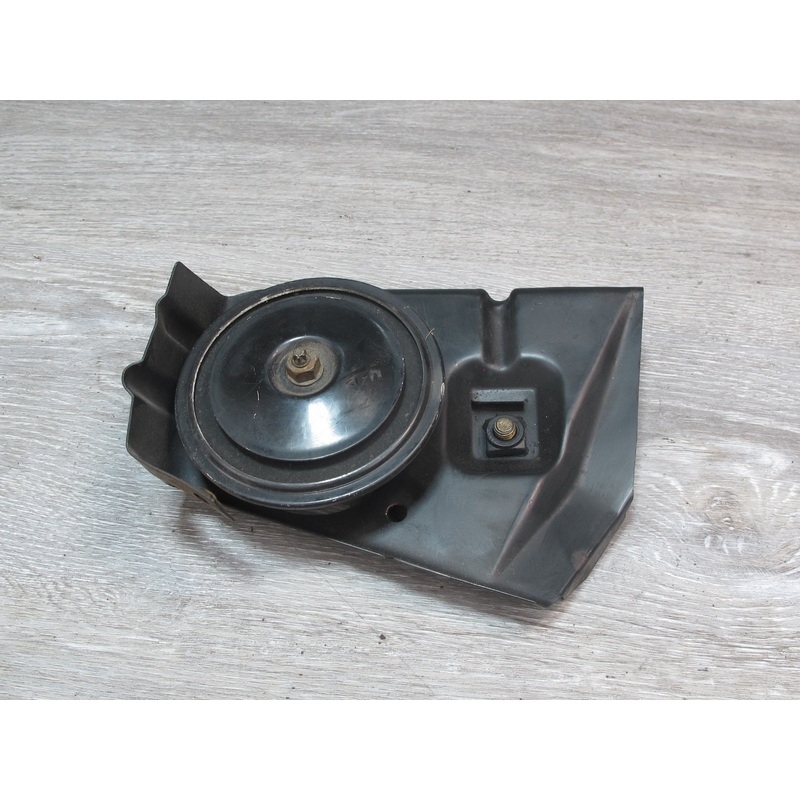85-89 BMW E24 6-SERIES Horn Pitch Signal Klaxon w Bracket OEM