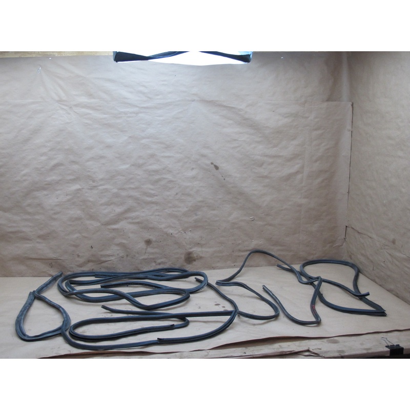 86-89 Porsche 944 Door Trunk Weatherstrip Rubber Seal Gasket Set OEM