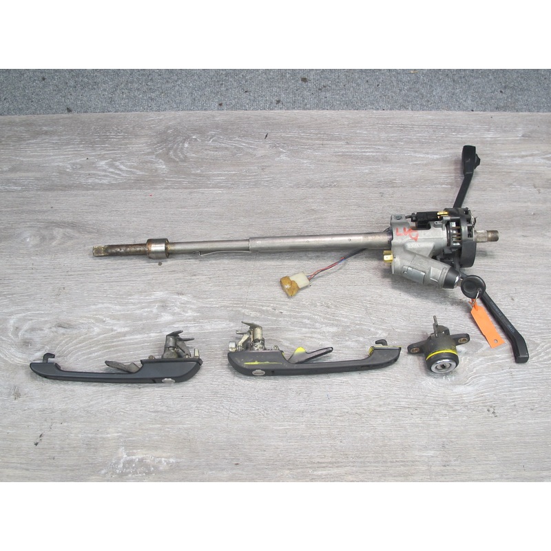 88-90 VW MK1 Cabriolet Steering Column Door Handle Ignition Trunk Lock KEY Set