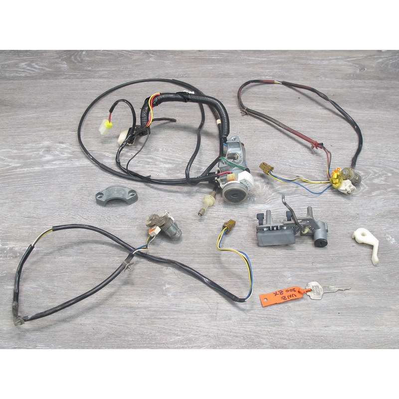 93-96 Nissan 300ZX Z32 Convertible A/T Ignition Door Glove Lock KEY Set OEM