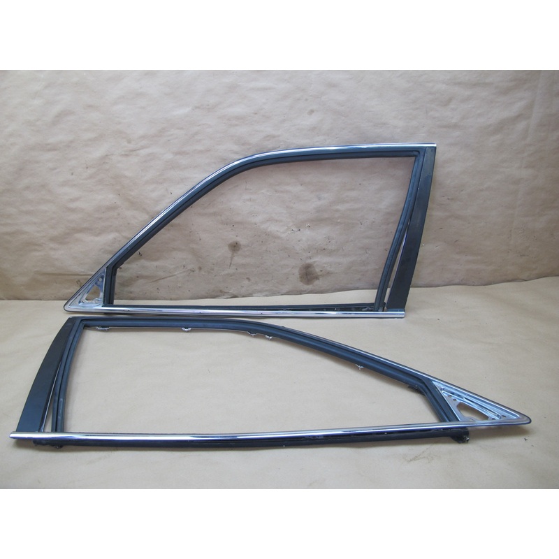 95-00 Lexus UCF20L LS400 Set of 2 Front Door Window Frame Trim Molding OEM