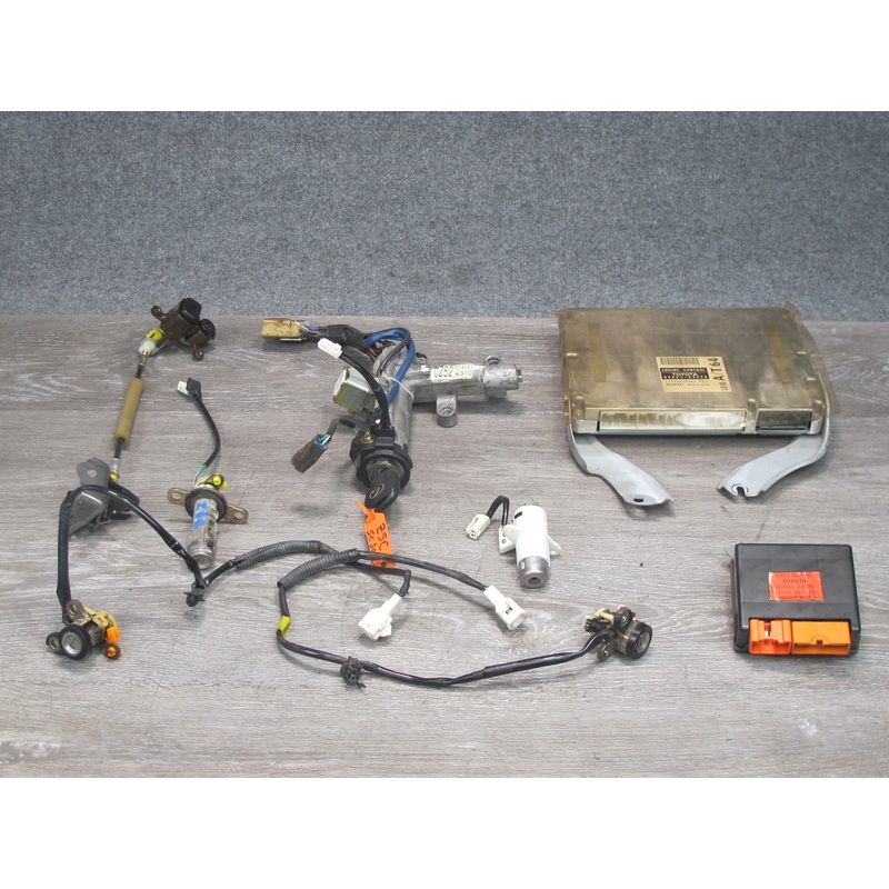 99-00 Lexus SC300 2JZGE A/T ECM ECU Theft Ignition Door Trunk Lock KEY Set OEM