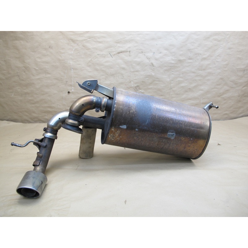 03-05 Toyota MR2 Spyder ZZW30L Rear Exhaust Muffler Pipe w Chrome Tip OEM