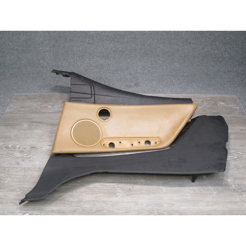 04-06 BMW E46 Convertible Set of 3 Rear Right Quarter Interior Trim Cover OEM