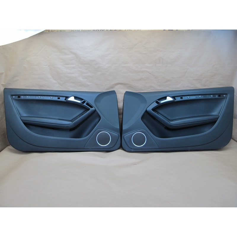 08-17 Audi 8T A5 S5 Coupe Left & Right Door Interior Trim Cover Panel Set OEM