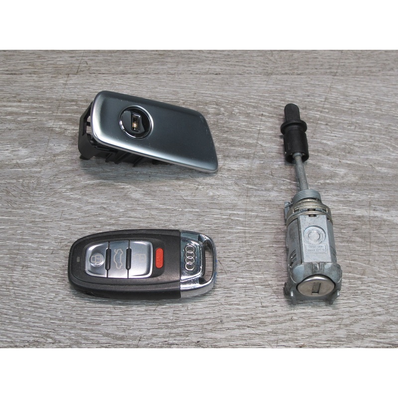 10-16 Audi S4 B8 Door & Glove Box Lock Cylinder w KEY Set OEM