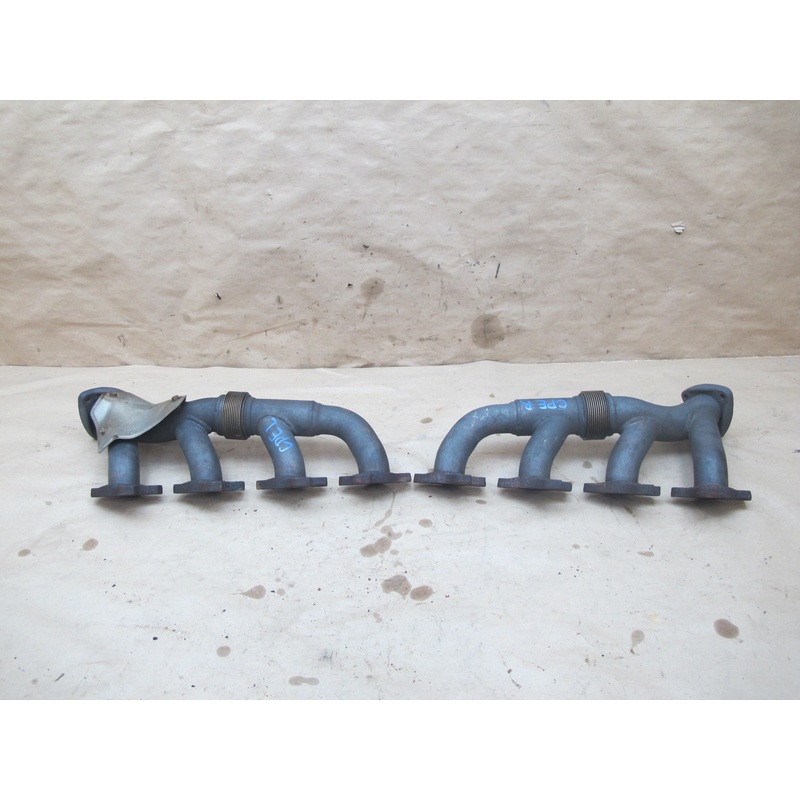 1987-1991 Porsche 928 S 5.0L Engine Motor Right & Left Side Exhaust Manifold Set