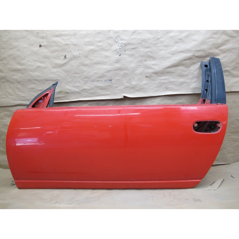 1993 Nissan Z32 300ZX Convertible Left Driver Door Shell Panel RED OEM
