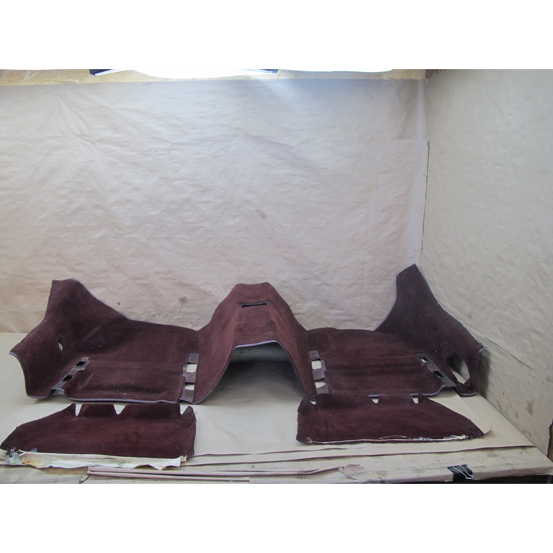 86-89 Porsche 944 Interior Center & Rear Carpet Floor MAT Liner Cover Set OEM
