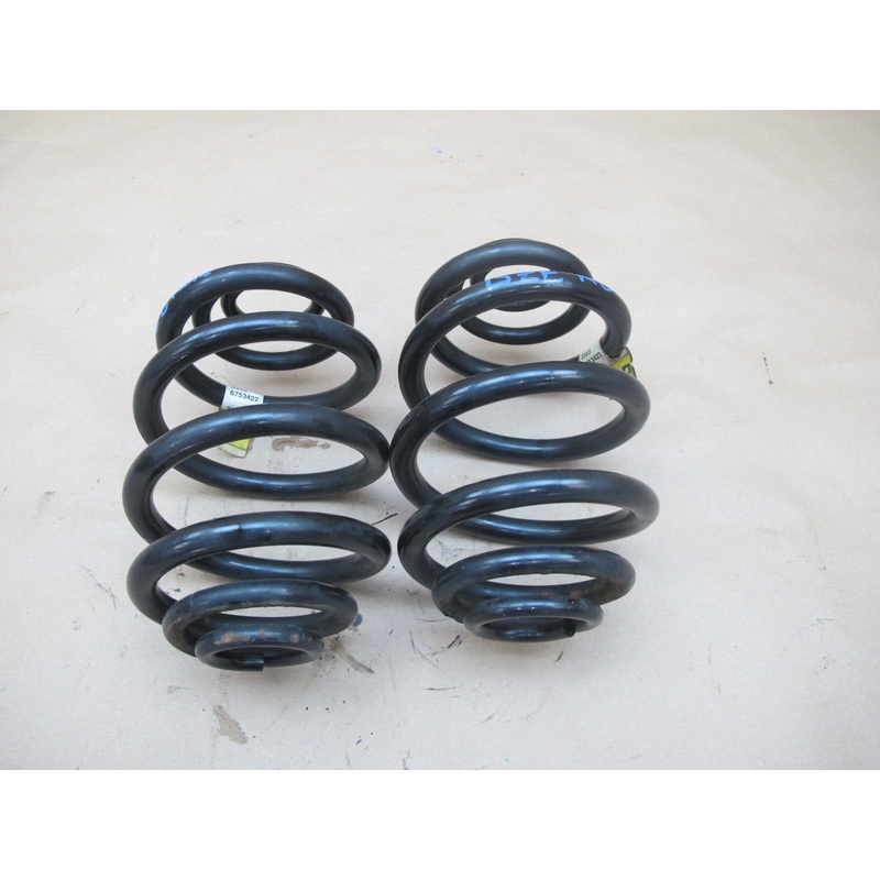 01-02 BMW E36/7 Z3 M54 Set of 2 Rear Left Right Strut Coil Spring 6753422 OEM