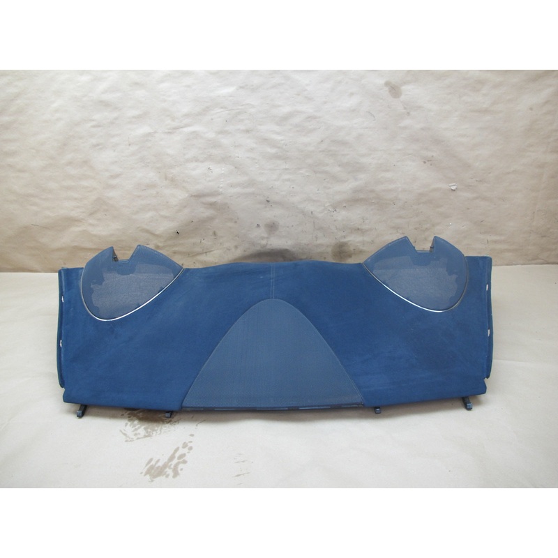 11-12 Fisker Karma Rear Parcel Shelf Deck Trim Panel Ecosuede Blue OEM