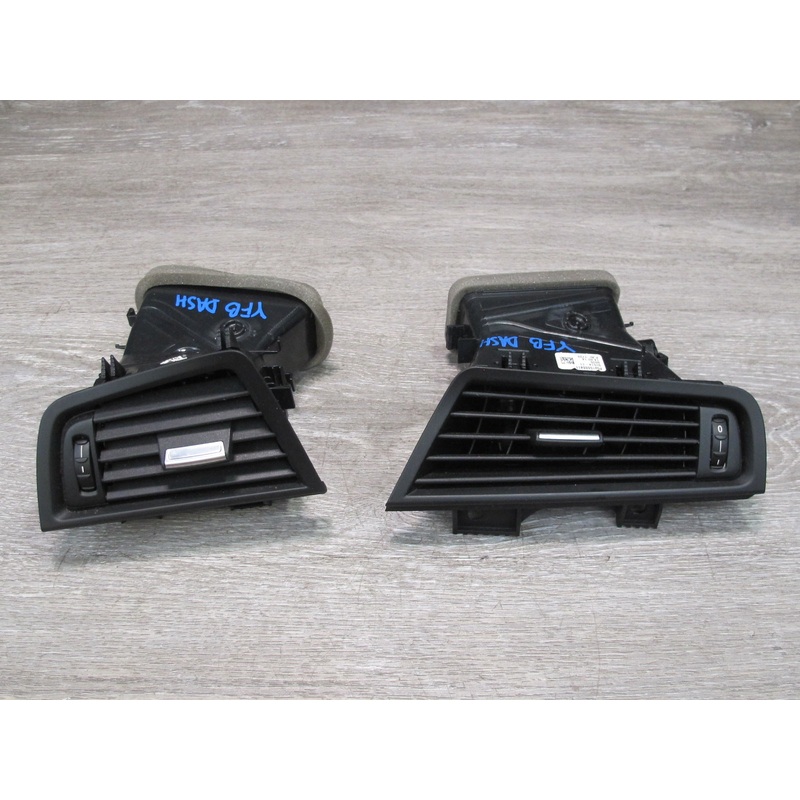 11-16 BMW F10 Dashboard Dash Left & Right A/C Heater Air Vent Grille Set OEM