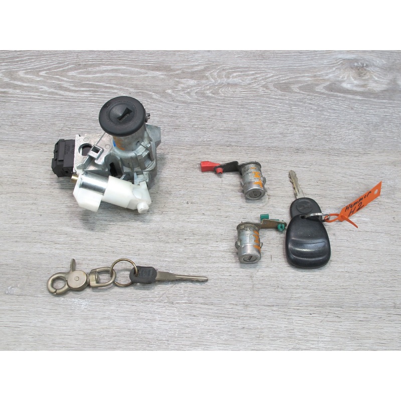 2003-2007 Hummer H2 Steering Column Ignition Door Lock Cylinder KEY Set