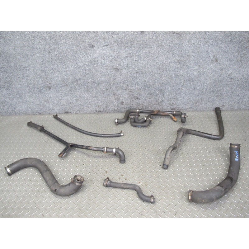 82-85 Mercedes W123 300D M617 617.952 Engine Cooling  Hose Pipe Line Set OEM