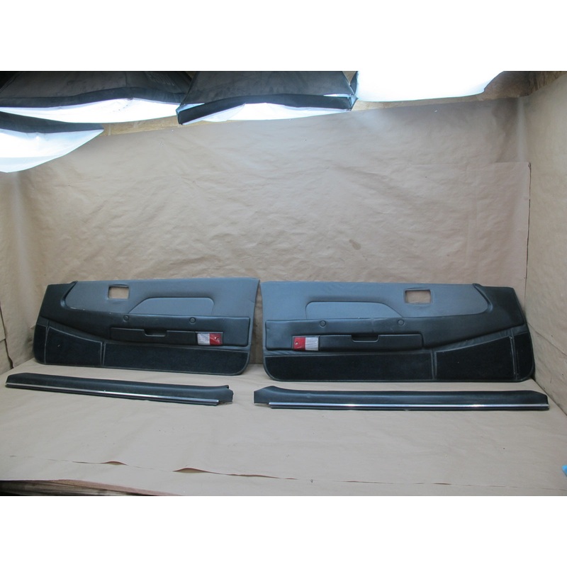 84-86 Toyota Supra MA67 Left & Right Door Interior Trim Cover Panel Set OEM