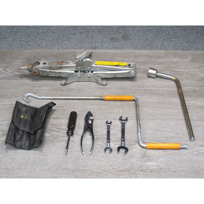 92-00 Lexus SC400 SC300 Spare Tire Lift Jack Wrench Tool KIT Set w Case OEM