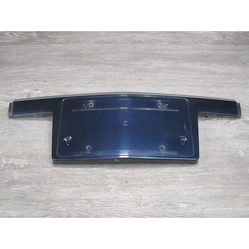 06-08 BMW E65 E66 7-SERIES Aftermarket Front Bumper License Plate Trim Panel