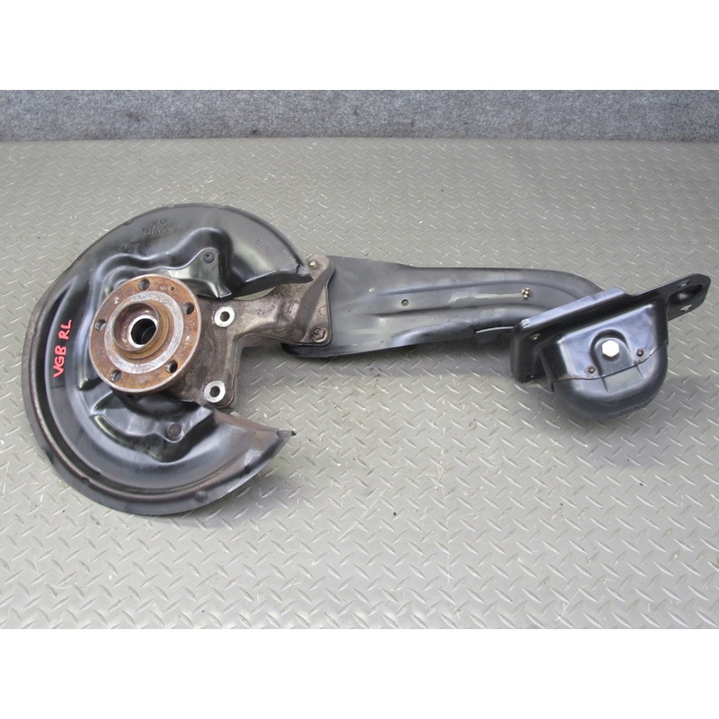 12-13 VW Golf R MK6 AWD Rear Left Spindle Knuckle Wheel Hub w Trailing Arm OEM